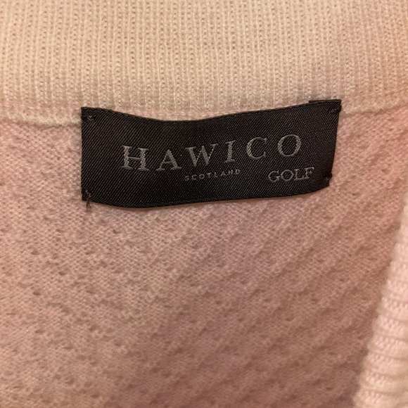HAWICO 100% Cashmere Quarter Zip - Picture 2 of 3